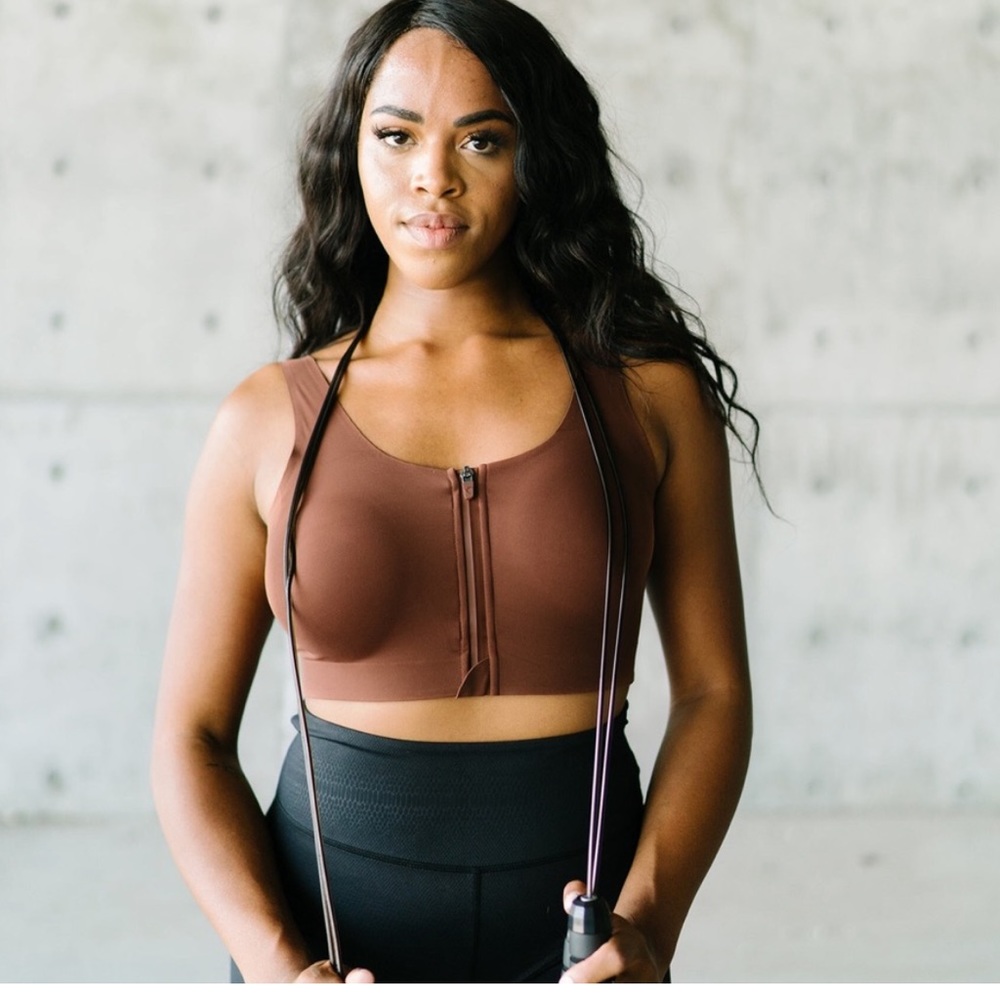 Zyia Front Zipper Access Bra
